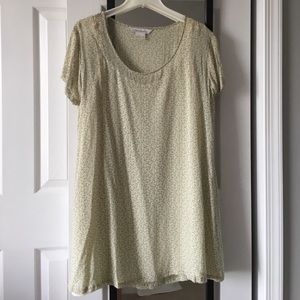 Pale yellow vintage dress